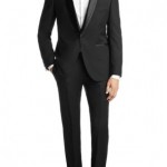 Moderno esmoquin de 1 botón regular fit de BOSS 