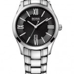 Reloj de pulsera 'HB6038' en acero inoxidable brillante por BOSS
