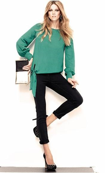 6 para blusa verde - EntreBellas