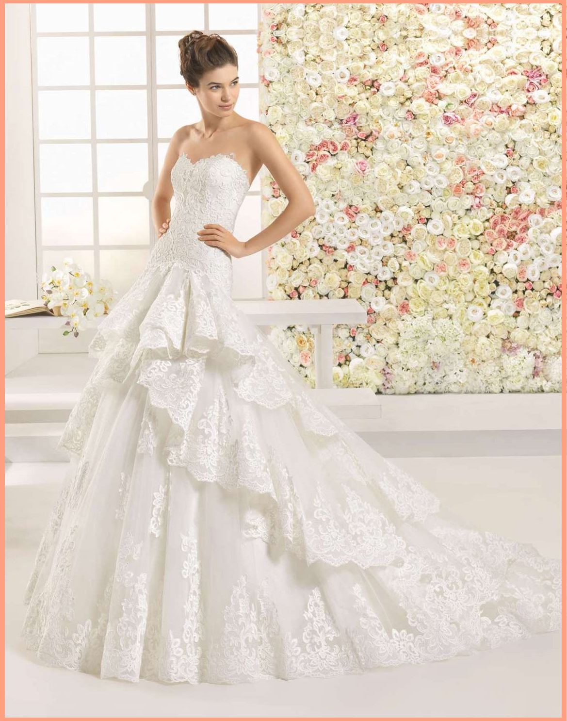 Vestido de novia Vestido de novia con inspiración flamenca